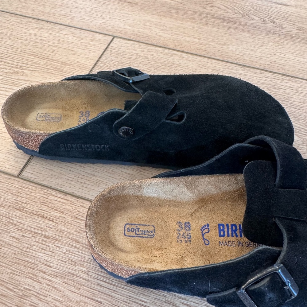 Birkenstock Black Suede Women's Loafers - Picture 6 of 6